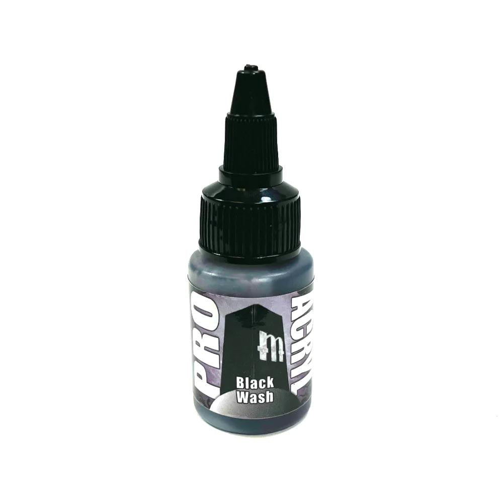 Monument Hobbies Pro Acryl Wash – 22ml – Black 200